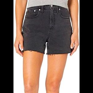 Madewell curvy high rise denim shorts